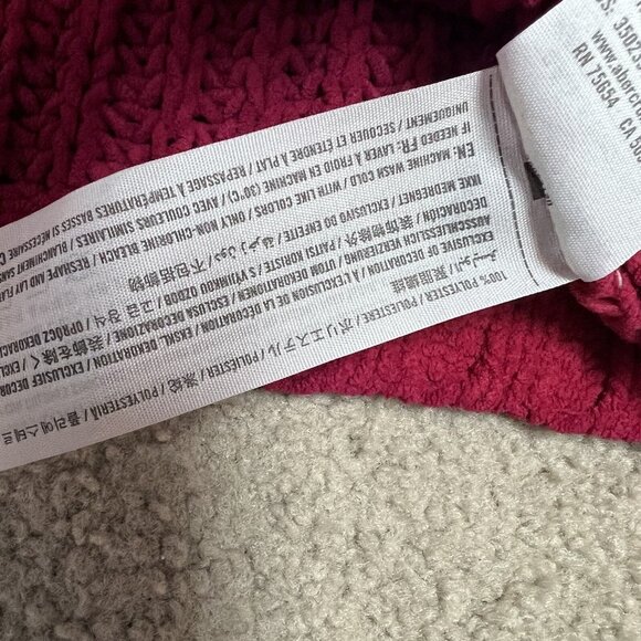 Hollister Sweater Women’s Red Button Up Cropped Long Sleeve Size Small - Picture 11 of 11